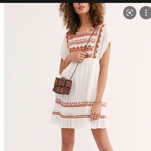 free press Dresses & Skirts - Free People Sunset Wanderer Embroidered Dress *Pockets* Coverup